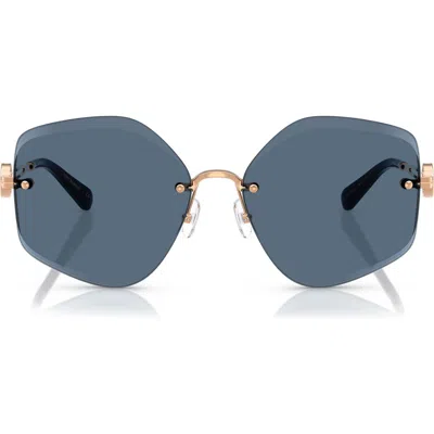 TORY BURCH TORY BURCH 58MM IRREGULAR SUNGLASSES