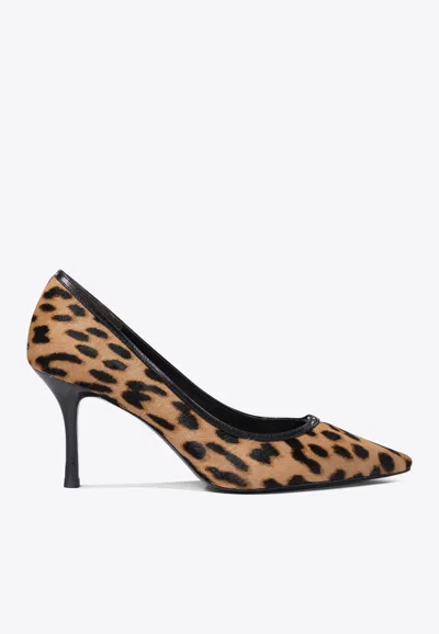 Tory Burch 60 Double T Leopard Print Pumps