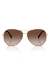 Tory Burch Woman Sunglass Ty6114 In Brown