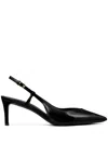 Tory Burch Slingback-pumps Mit Spitzer Kappe In Black