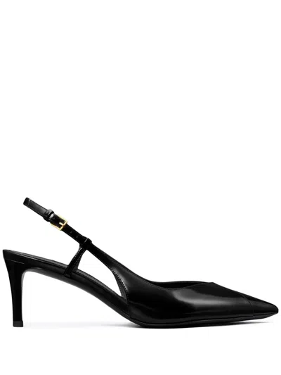Tory Burch Slingback-pumps Mit Spitzer Kappe In Black