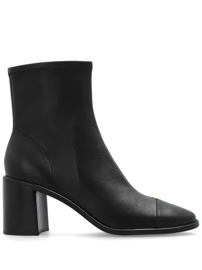 TORY BURCH 70MM APPLIQUÉ-LOGO BOOTS