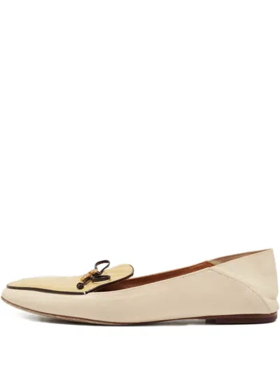 Pre-owned Tory Burch 761576 Beige In Neutral