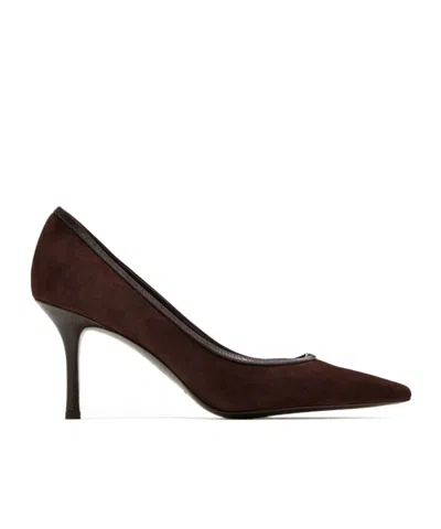 Tory Burch 80mm Double T-buckle Pumps In Brown