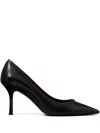Tory Burch Double T Buckle Pump In Black