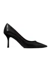Tory Burch Double T Buckle Pump 80mm In Black