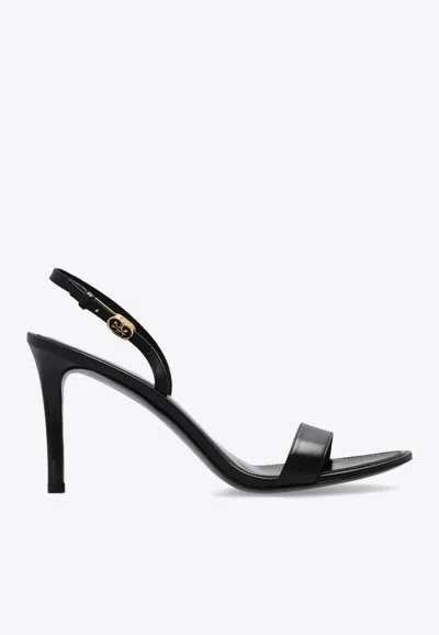 Tory Burch 85 Double T Buckle Slingback Sandals