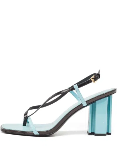 Pre-owned Tory Burch 85mm T-stamp Strappy Sandals