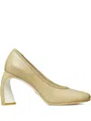 Tory Burch 90mm Peep-toe Pumps In Brown