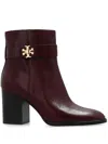 Tory Burch 90mm T-lock Boots In Red