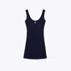 Tory Burch A-line Tennis Dress In Blue