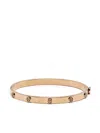 Tory Burch Miller Stud Hinge Bracelet In Pink