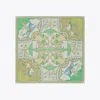 Tory Burch Acrobats Double-sided Silk Square In Aeronauts Double-sided Square - Yellow