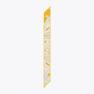 Tory Burch Acrobats Ribbon Tie In Gold