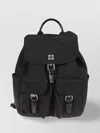 Tory Burch Adjustable Strap Flap Backpack Pockets