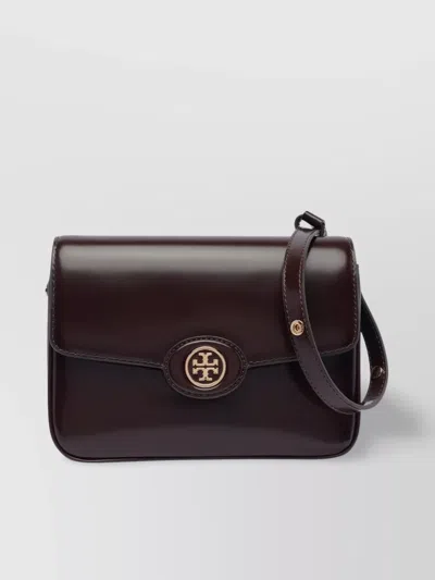 Tory Burch Adjustable Strap Smooth Finish Shoulder Bag