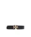 Tory Burch Adjustable Waist Belt In Black
