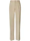 Tory Burch Adjustable-waist Trousers In Neutrals