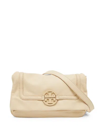 Pre-owned Tory Burch Amanda Shoulder Bag In Neutral