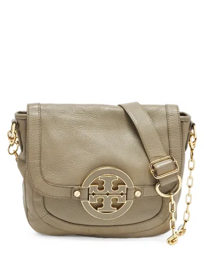 Pre-owned Tory Burch Amanda Shoulder Bag In Neutral