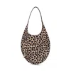 Tory Burch Animal Print Hobo Bag Pierced