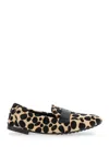 Tory Burch Animal Print Pony Skin Loafers In Animal Print