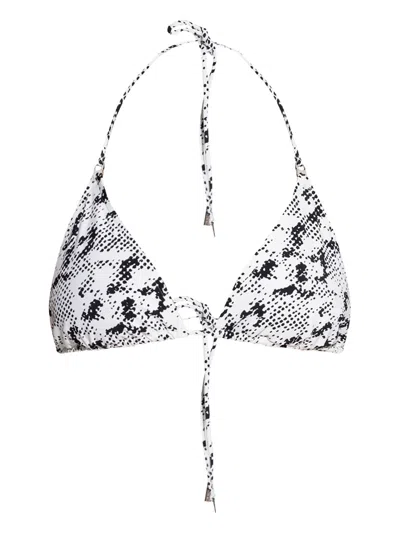 TORY BURCH ANIMAL-PRINT TRIANGLE BIKINI