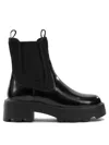 Tory Burch T Monogram Chelsea Boots In Black