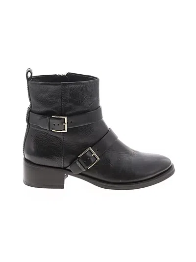 Pre-owned Tory Burch Ankle Boots In Black