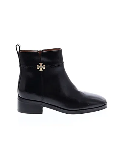 Pre-owned Tory Burch Ankle Boots In Black