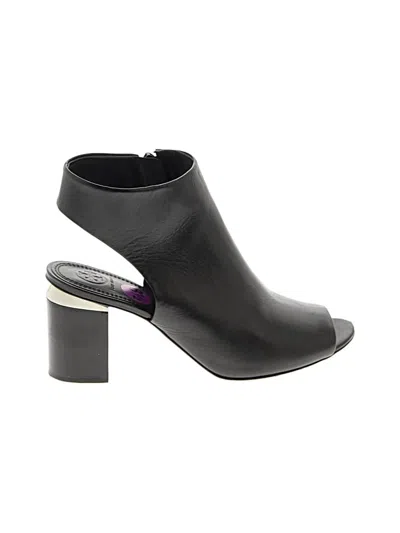 Pre-owned Tory Burch Ankle Boots In Black
