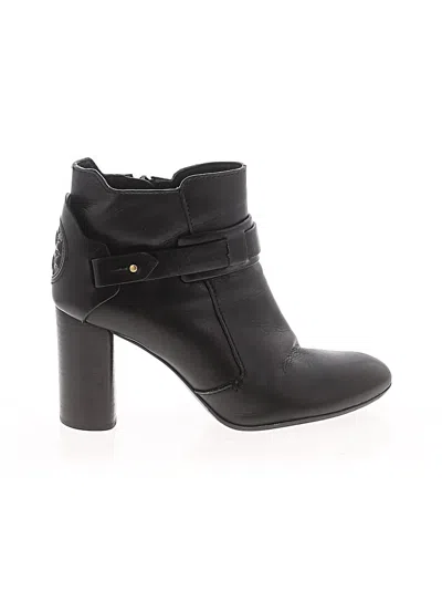 Pre-owned Tory Burch Ankle Boots In Black