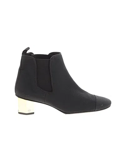 Pre-owned Tory Burch Ankle Boots In Black