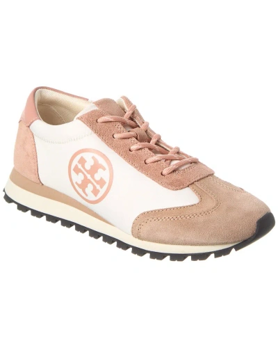 Tory Burch Annie Suede Sneaker In Pink