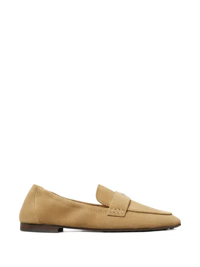 Tory Burch Appliqué Ballet Loafers In Neutral