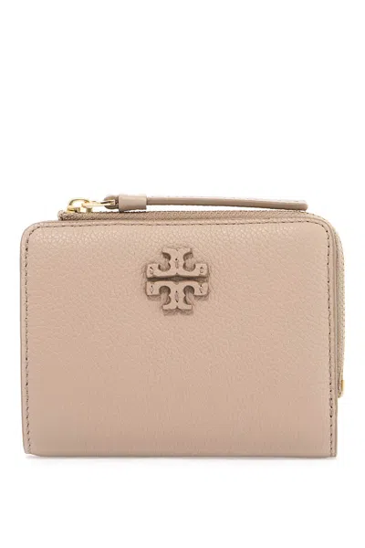 Tory Burch Asc\n\ndouble Pocket Wallet In Fresh Clay (grey)