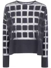 Tory Burch "ashton" Sweater In Gray