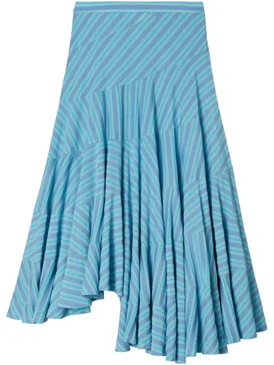 TORY BURCH ASYMMETRIC JERSEY SKIRT