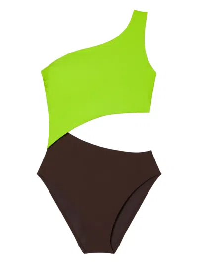 Tory Burch Asymmetric One-shoulder Swimsuit