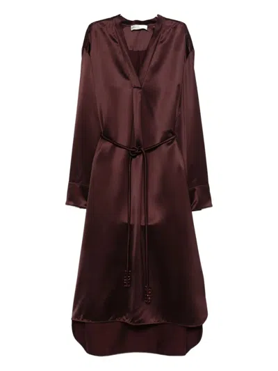 Tory Burch Asymmetryc Shirt Dress In Multi