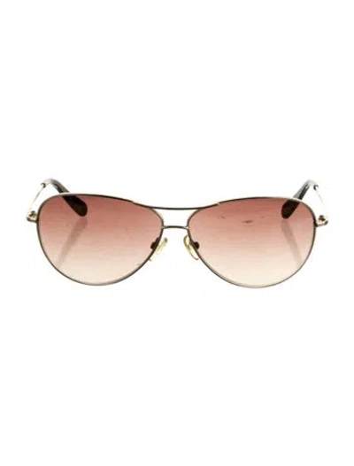 Pre-owned Tory Burch Aviator Gradient Sunglasses