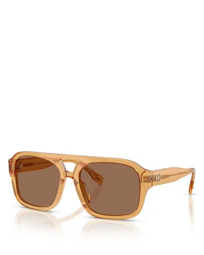 TORY BURCH AVIATOR SUNGLASSES, 55MM