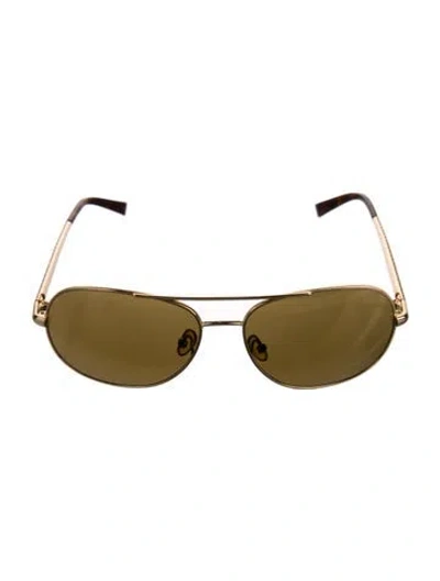 Pre-owned Tory Burch Aviator Tinted Sunglasses