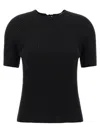 Tory Burch Stretch Cotton Blend Jersey In Black