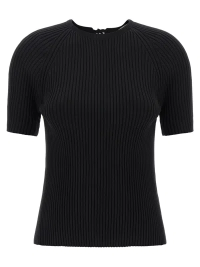 TORY BURCH BACK CLOSURE SWEATER