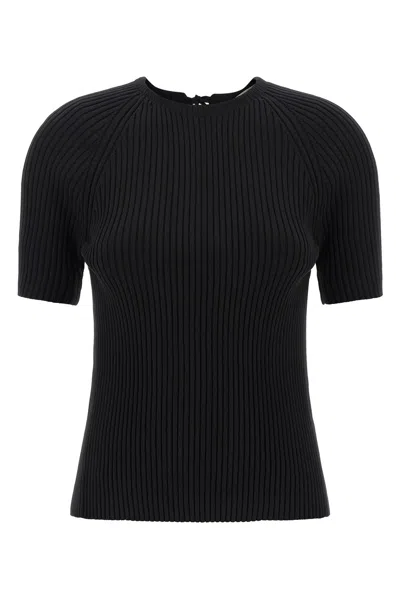 TORY BURCH BACK CLOSURE SWEATER