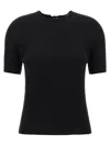 Tory Burch Back Closure Sweater In Black