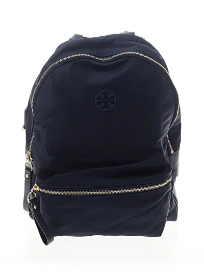 Pre-owned Tory Burch Backpack In Blue