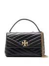 Tory Burch Bag Piccola Convertible Kira In Chevron In Nero
