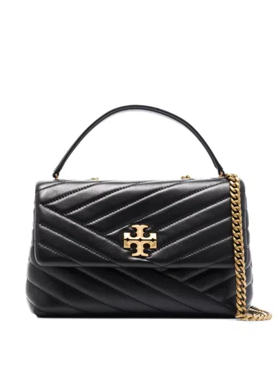 Tory Burch Bag Piccola Convertible Kira In Chevron In Nero